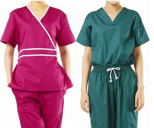 What are the fabrics of surgical gowns